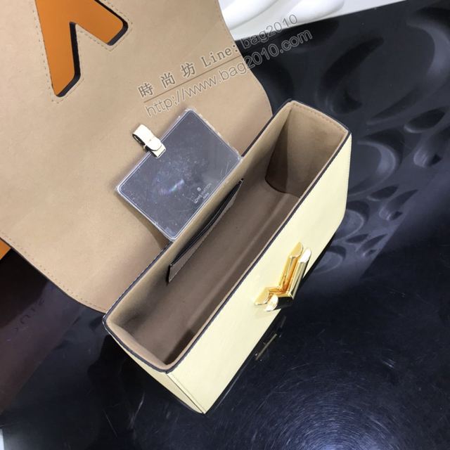 LV包 lv新款女包 Twist中號手袋 Epi皮革手柄 刺繡緞面寬肩帶 LV手提肩背女包  ydh3481